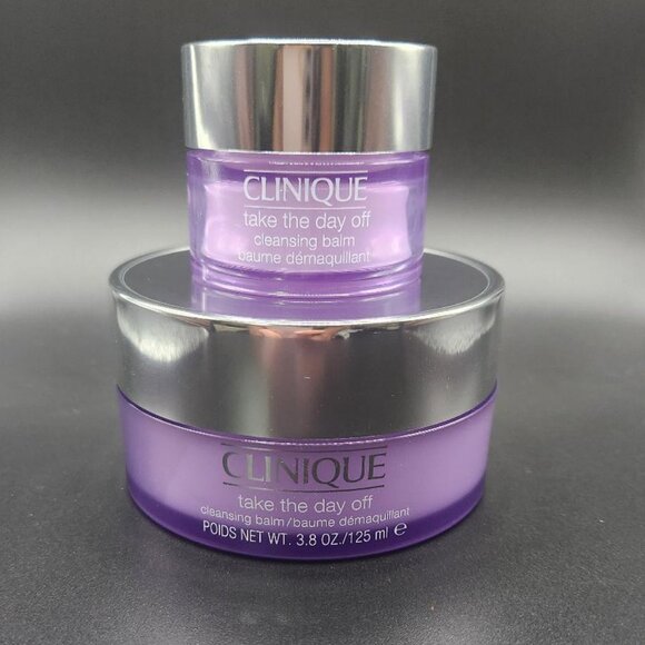 Clinique Take the Day off Balm Cleanser Makeup Remover Full Size 3.8 oz + 1 oz - Picture 1 of 2